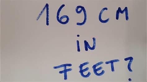 169cm to feet|More.